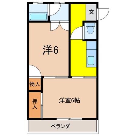 ドエルサエキの物件間取画像